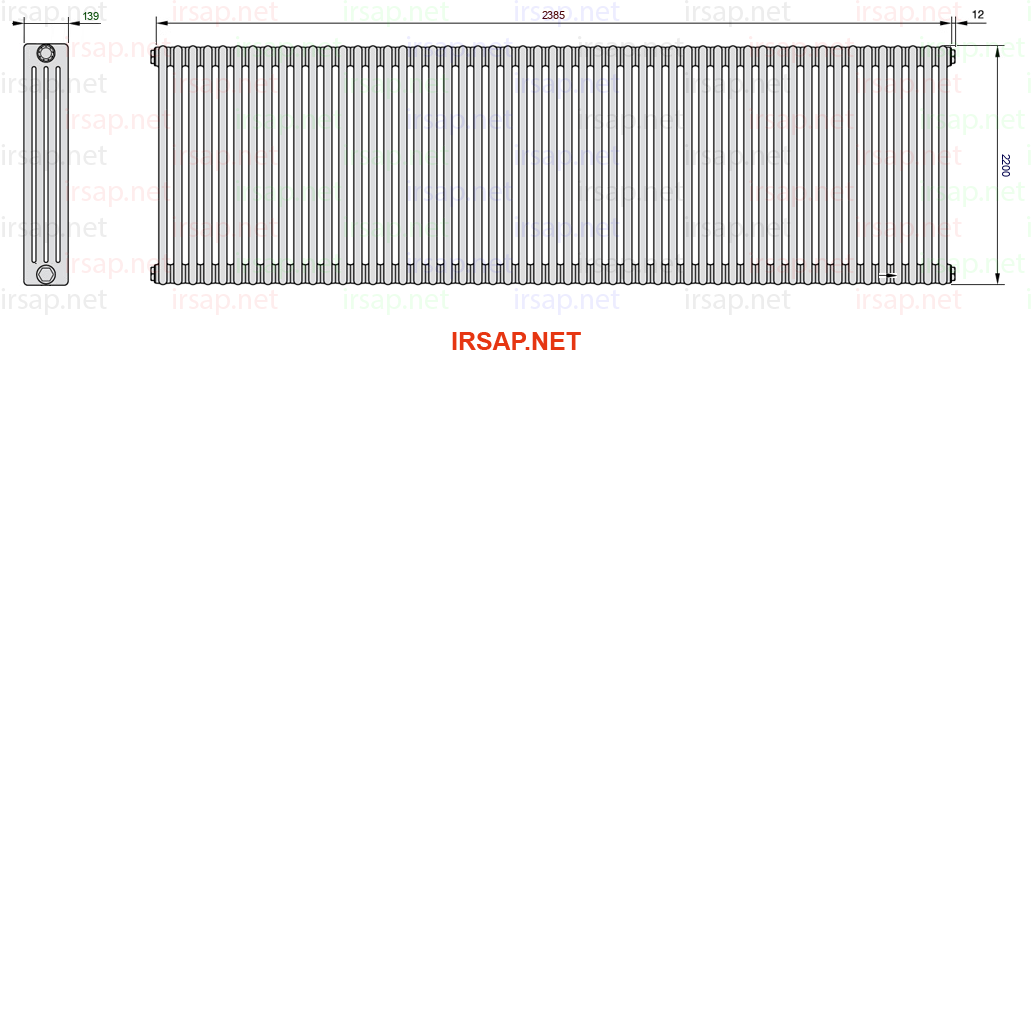 Радиатор IRSAP Tesi 42200/53 T14 CL 01